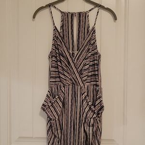 BCBGeneration Jersey Striped Jumpsuit, XS